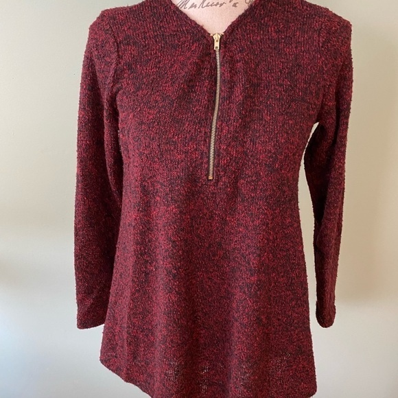 Women’s Tunic Style Zipper Top Size Small - Picture 1 of 7